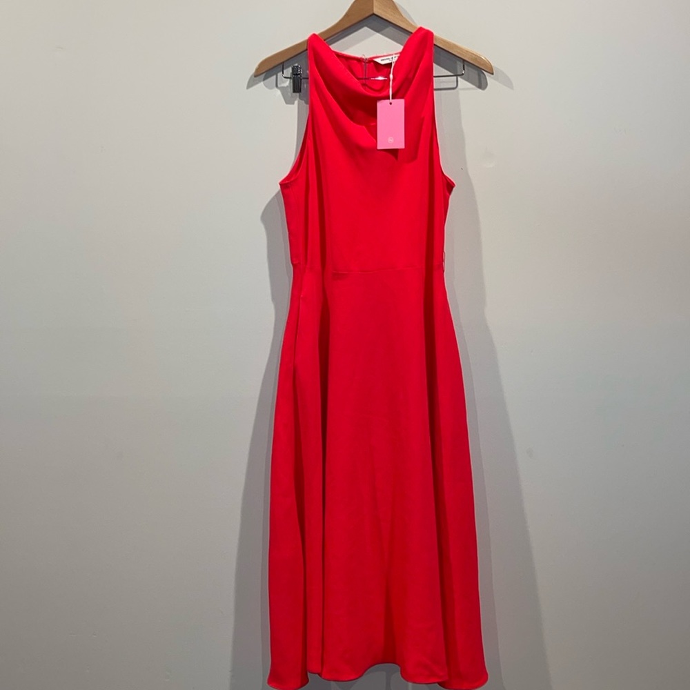 amanda uprichard pink halter midi dress